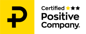 logo positive company certifié 1 étoile rse engagement